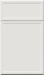 Allure Luna Frost — Shaker door by Fabuwood
