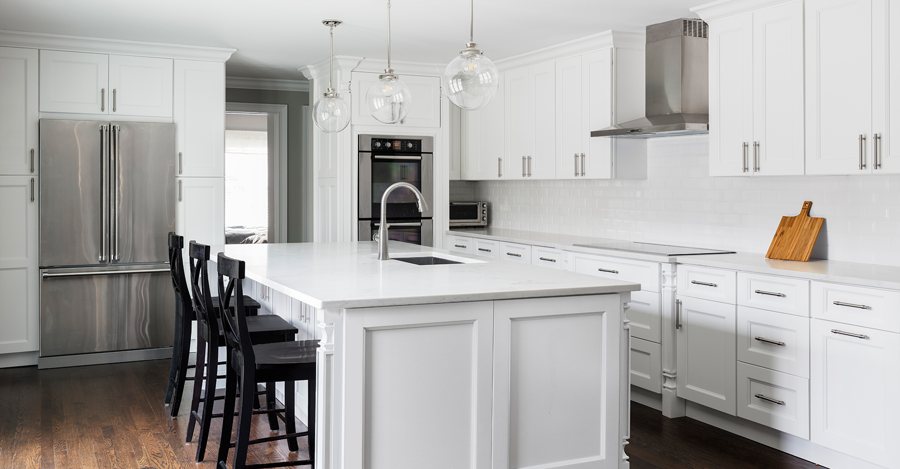 Allure Nexus Frost — Shaker door by Fabuwood