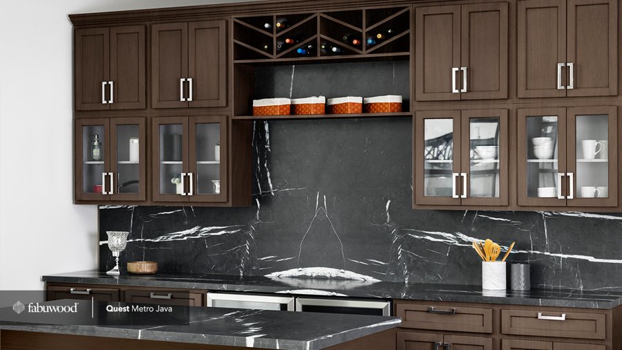 Quest Metro Java — Shaker door by Fabuwood