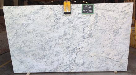 Aspen White granite slab
