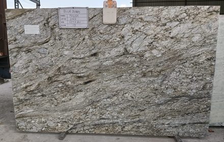 Actual Azul Celeste slab, bundle PIE211-07, MSI Seattle warehouse