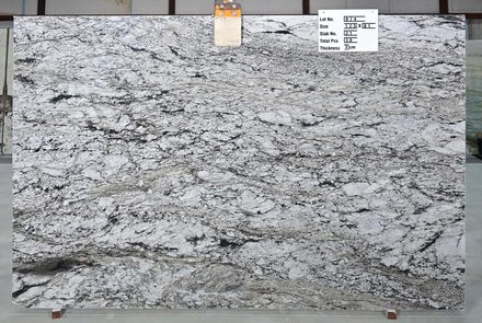 Actual Azul Celeste slab, bundle SEA82-05, MSI Seattle warehouse