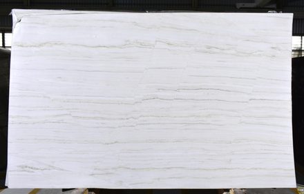 Actual Calacatta Macaubas slab, bundle SMA185-07, MSI Seattle warehouse