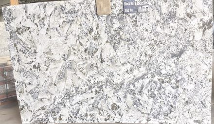 Gray Nuevo granite slab