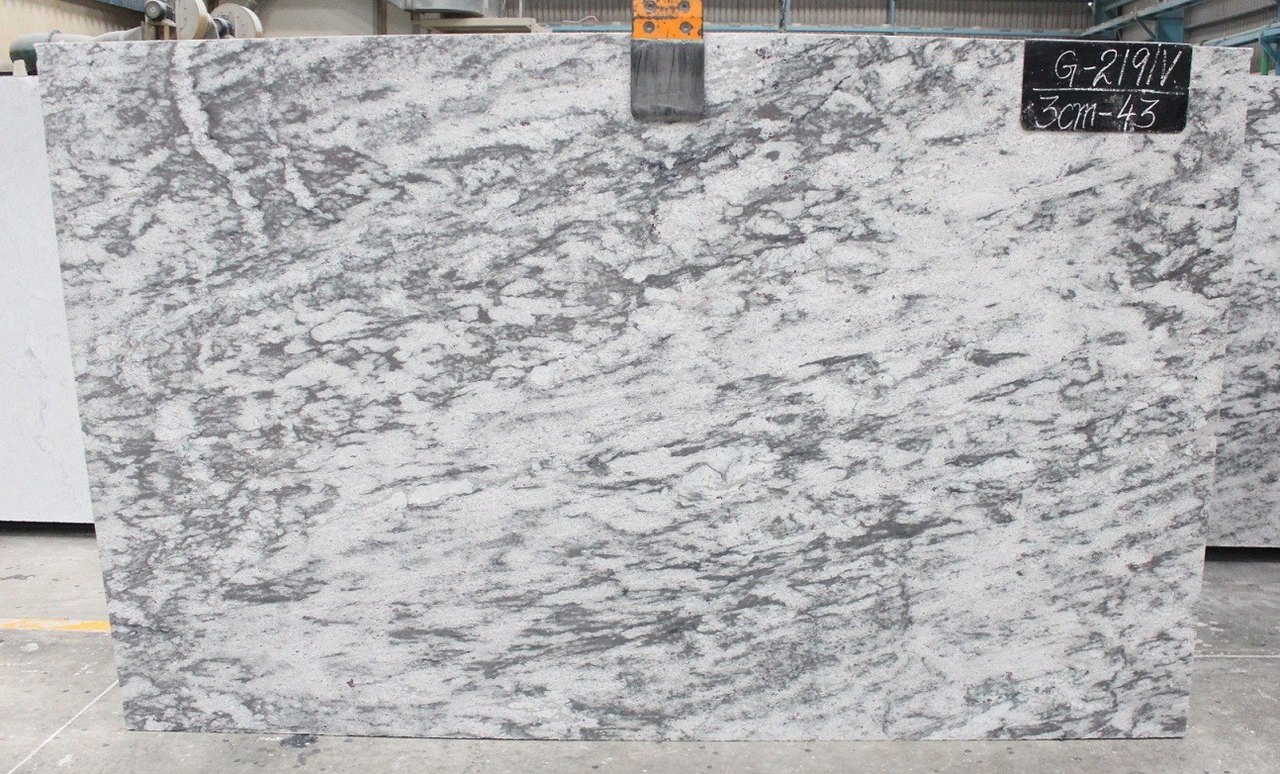 New River White — full slab