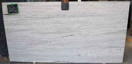 Actual New River White slab, bundle SGG203-03, MSI Seattle warehouse