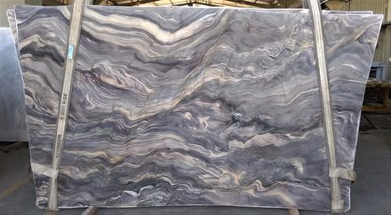 Platinum Blue quartzite slab