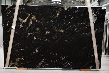Titanium granite slab