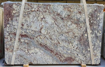 Typhoon Bordeaux granite slab