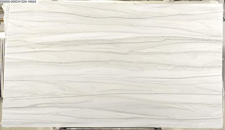 Actual White Macaubas slab, bundle GMB508-04, MSI Seattle warehouse