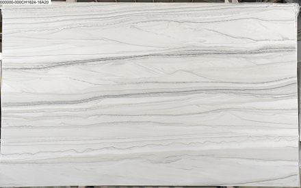 Actual White Macaubas slab, bundle GMB508-94, MSI Seattle warehouse