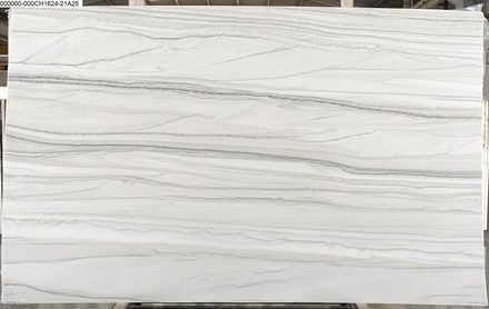 Actual White Macaubas slab, bundle GMB508-95, MSI Seattle warehouse