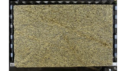 Actual Amarillo Santa Cecilia · 3cm (1¼″) slab, lot 4001117275, Cosentino Center Spokane
