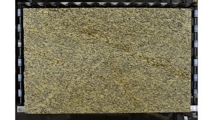 Actual Amarillo Santa Cecilia · 3cm (1¼″) slab, lot 4001117277, Cosentino Center Spokane