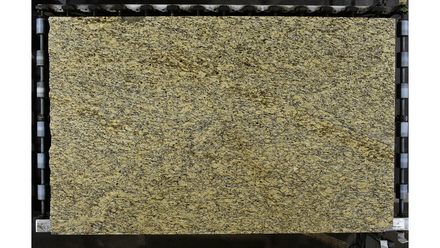 Actual Amarillo Santa Cecilia · 3cm (1¼″) slab, lot 4001117278, Cosentino Center Spokane
