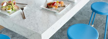 Carrara Bianco laminate — White Marble