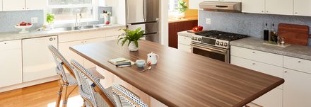 Walnut Butcherblock laminate — Brown Wood