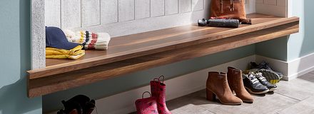 Wide Planked Walnut laminate — Brown Wood