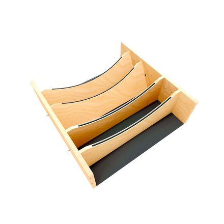 Craftsman Collection Solid Maple Adjustable Deep Drawer Divider Insert — Rev-A-Shelf cabinet organizer