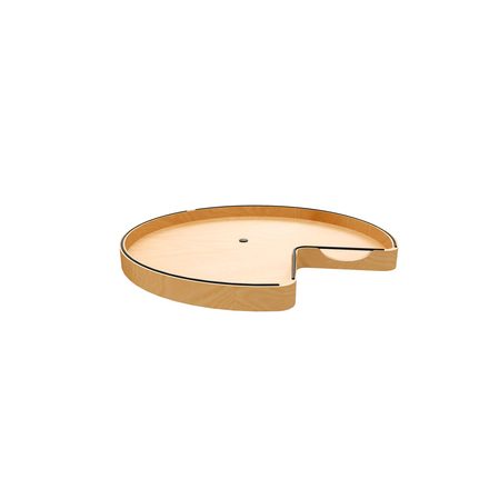 Craftsman Collection Solid Maple Kidney-Shaped Lazy Susan — Rev-A-Shelf cabinet organizer