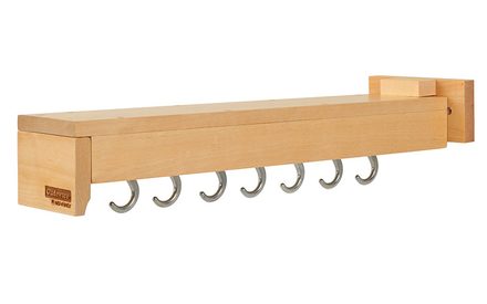 Glideware Pull-Out Pot & Pan Rack with 7 Hooks and Concealed — Rev-A-Shelf cabinet organizer