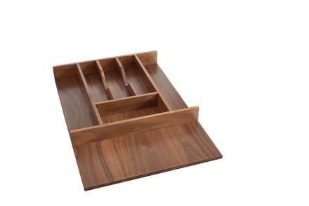 Wood "Right Fit" Shallow Cutlery Drawer Insert — Rev-A-Shelf cabinet organizer
