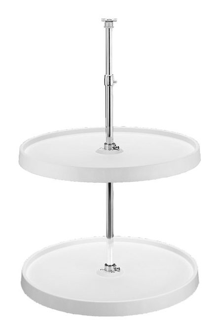Polymer Full Circle Lazy Susan 2-Shelf Set — Rev-A-Shelf cabinet organizer