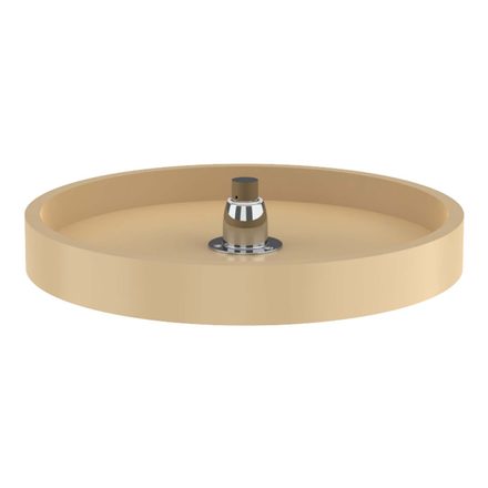 Polymer Shelf Full Circle Lazy Susan Set with Bottom Mount Hardware — Rev-A-Shelf cabinet organizer