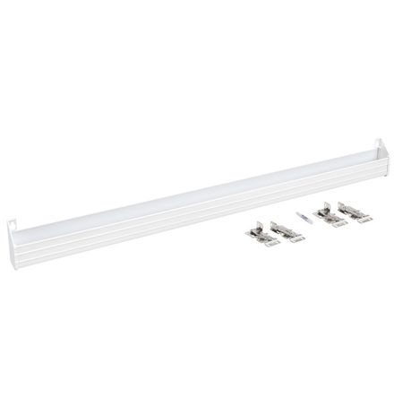 Polymer Slim-Series Sink Front Tip-Out Tray with Hinges & End Caps — Rev-A-Shelf cabinet organizer