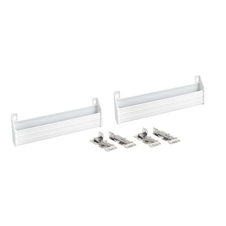 Polymer Slim Series Tip-Out Sink Front Trays with Hinges — Rev-A-Shelf cabinet organizer