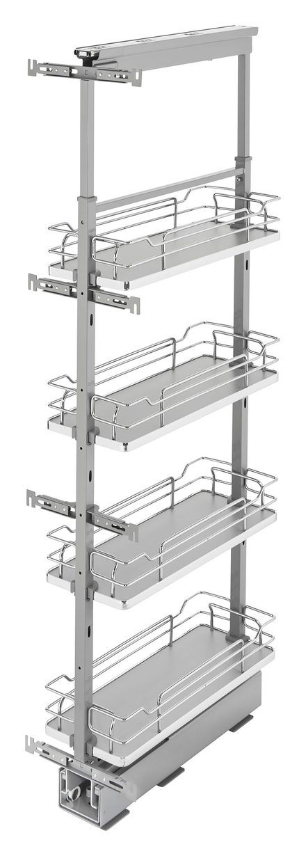 Solid Bottom Pantry Pull-Out, for 51″ to 58″ Tall Openings — Rev-A-Shelf cabinet organizer