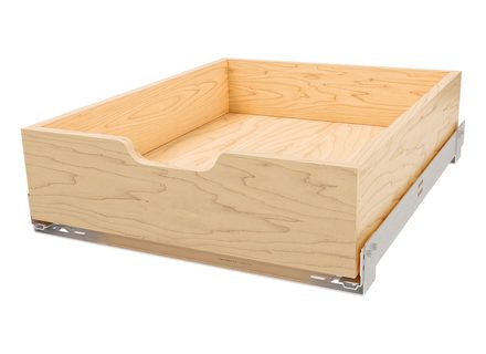 Standard Wood Pull-Out Drawer Box for Base Cabinets — Rev-A-Shelf cabinet organizer