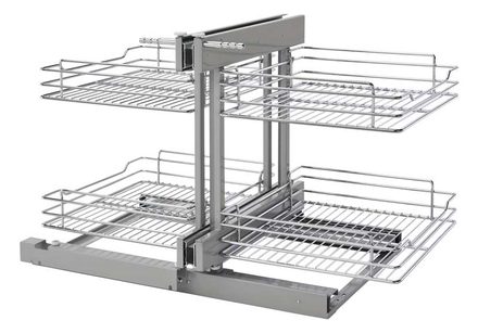 Soft-Close Two-Tier Blind Corner Pull-Out — Rev-A-Shelf cabinet organizer