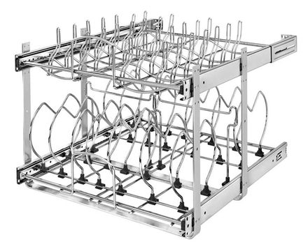 Two-Tier Cookware Organizer — Rev-A-Shelf cabinet organizer