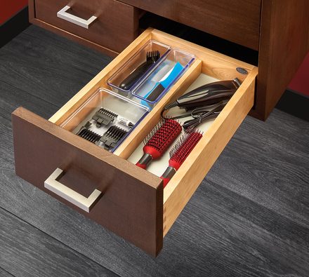 Vanity Drawer Systems for Frameless Cabinets — Rev-A-Shelf cabinet organizer