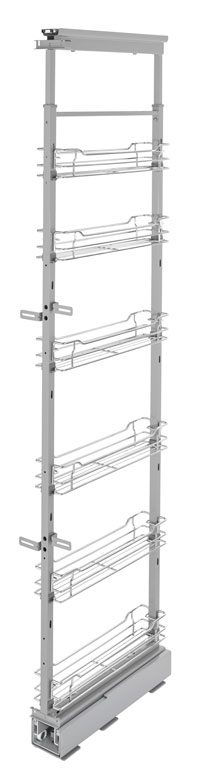 Wire Basket Pantry Pull-Out, for 74″ to 81″ Tall Openings — Rev-A-Shelf cabinet organizer