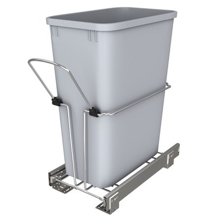 Wire Bottom Mount Waste Pull-Out Bin — Rev-A-Shelf cabinet organizer