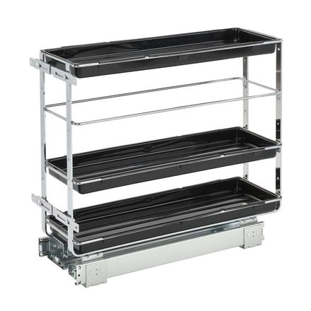 Wire Shelf Base Organizer Pull-Out for Base Cabinets — Rev-A-Shelf cabinet organizer