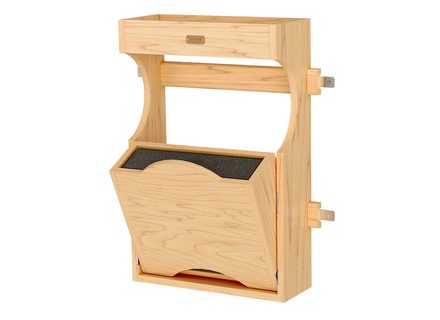 Wood Door-Mount Tip-Out Knife Storage Organizer — Rev-A-Shelf cabinet organizer
