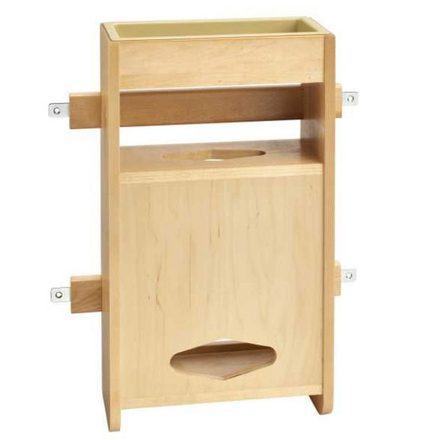 Wood Grocery Bag Organizer — Rev-A-Shelf cabinet organizer