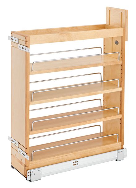Wood Pull-Out Base Cabinet Organizer — Rev-A-Shelf cabinet organizer