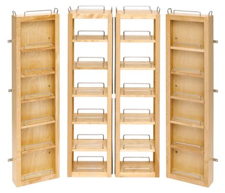 Wood Swing-Out Pantry Kit for Tall Cabinets — Rev-A-Shelf cabinet organizer