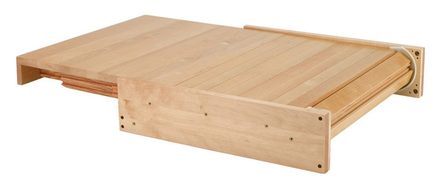 Wood Tambour Table Pull-Out — Rev-A-Shelf cabinet organizer
