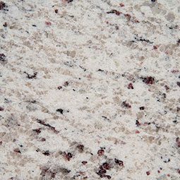 White Ornamental granite slab